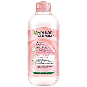 Água Micelar Garnier Skinactive Desmaquilhante com Água de Rosas - 400mL