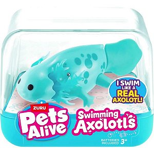 Axolote de Natação Pets Alive Zuru Verde - 9556