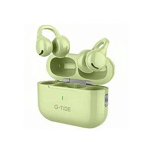 Fone de Ouvido Sem Fio G-Tide Clip-On com Cancelamento de Ruído - Verde