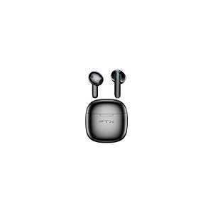 Fone FTX E68-BK Bluetooth com Microfone, Encosto, Toque, IPX6 Preto