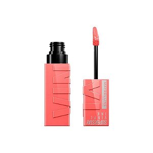 Batom Maybelline Superstay Vinyl Nude Charmed N 100
