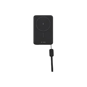 Carregador Portátil G-Tide Slim 01 - 5000mAh - USB-C/USB-C - Sem Fio - Preto