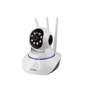 Câmera de Segurança IP Satellite A-CAM005 - 2MP - 3 Antenas - Branco