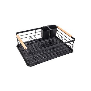 Escorredor de Louças de Metal com Bandeja 44X32X12CM
