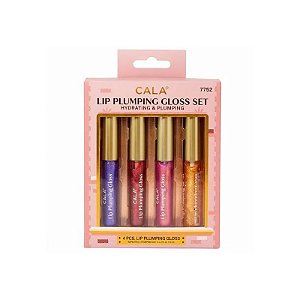 Batom Cala Lip Plumping Gloss 4 Peças