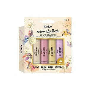 Batom Cala Manteiga Labial 4 Peças