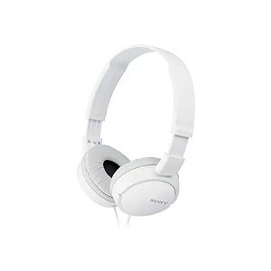 Fone de Ouvido Sony MDR-ZX110/WZ com Cabo de 1,2 Metros - Branco