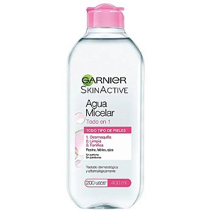 Água Micelar Garnier Skin Active Tudo em 1 - 400mL