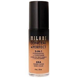 Base Líquida Milani Conceal + Perfect 2EM1 08A Warm Sand - 30mL