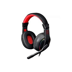 Headset Gamer Redragon Ares H120 RGB P2 + Adaptador 3.5MM - Preto