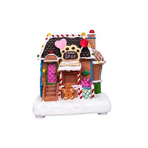 Enfeite de Casa Natalino Tipo Biscoito de Gengibre 15CM