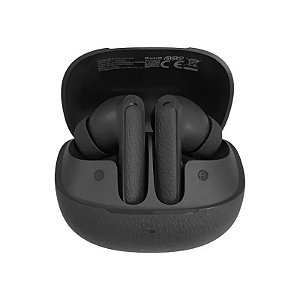 Fone QCY Buds Anc BH24HT15A Cinza e Roxo com Cancelamento de Ruído