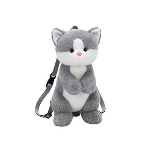 Mochila Gato MZ-307 38CM - Cinza