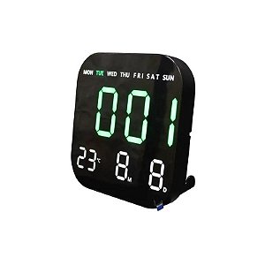 Relógio de Parede Digital Satellite AC-T6841 - Laranja