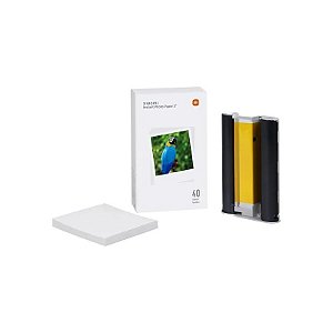 Papel Fotográfico para Impressora Xiaomi Mi Photo SD30 BHR6756GL de 7,62 cm - 40 Unidades