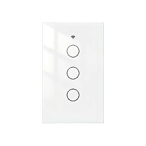 Interruptor Inteligente Moes WRS-US3-WH-MS 3 Botões Branco