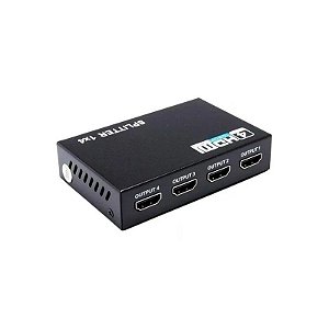 Divisor HDMI 1X4 HDTV 1080P (1 Entrada x 4 Saídas)