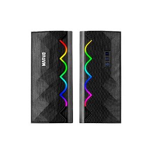 Caixa de Som Marvo SG-269 RGB/USB/Preto