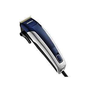 Máquina de Corte de Cabelo Mondial Titanium Power CR-09M 10 Watts 220V ~ 50/60 Hz - Prata/Azul