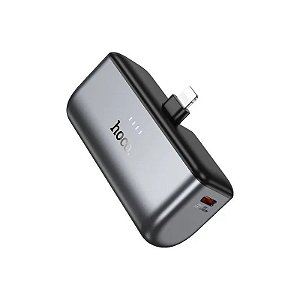 Carregador Portátil Hoco Q31 Mini Pocket Lightning 5000mAh - Preto