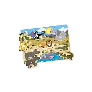 Quebra-Cabeça de Animais Melissa & Doug - 19054
