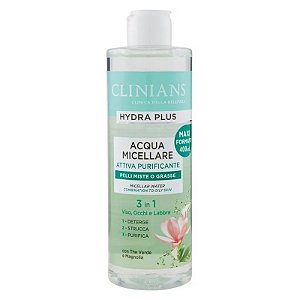 Demaquilante Clinians Água Micelar 3 em 1 - 400mL