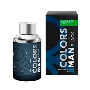 Perfume Benetton Colors Man Black EDT 60ml - Masculino