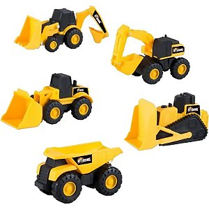 Kit de Mini Caminhões Work Crew 20480 - Nikko Toys