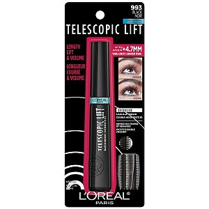 Rímel L'Oréal Telescopic Lift 993 Black Noir - 10mL