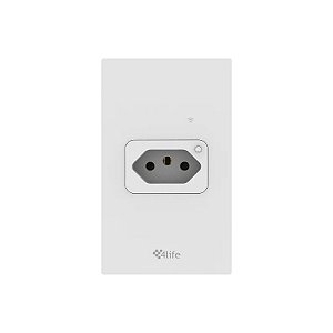 Tomada Smart 4Life FLS1BRZ Soquete Branco