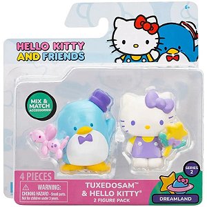 Kit Hello Kitty e Amigos Tuxedosam & Hello Kitty Jazwares - HKT0160