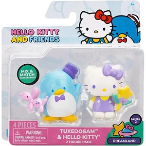 Jogo Hello Kitty e Amigos Hello Kitty & Tuxedosam Jazwares - HKT0151