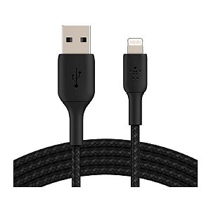 Cabo Belkin CAA002BT1MBK USB-A Para Lightning 1M - Preto