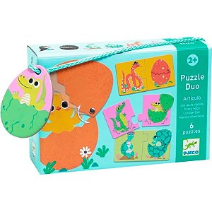 Quebra-cabeça Ovos Divertidos Djeco (6 Peças) DJ08193
