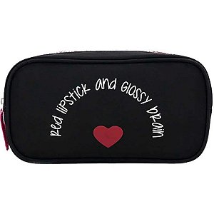 Bolsa de Escrita Las Oreiro 17756 Feminina - Preto