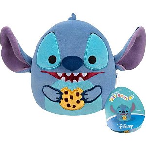 Pelúcia Stitch com um Biscoito Squishmallows Jazwares 16.5 cm - SQDI01025