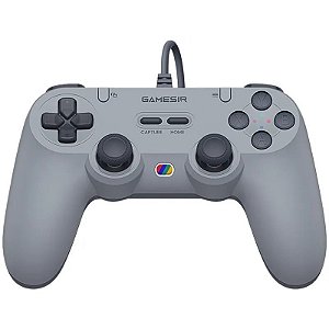 Controle Gamesir Tegenaria Lite com Fio PC/Switch/Android/iOS - Cinza Retrô