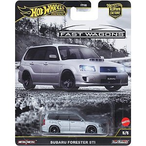 Carro Subaru Forester STI Hot Wheels Premium Fast Wagons Mattel - JBK87