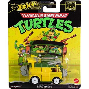 Caminhonete de Festa Hot Wheels Premium Tartarugas Ninja Mattel - HXF04