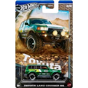 Autito Toyota Land Cruiser 80 Hot Wheels Silver Series Mattel - JCB74