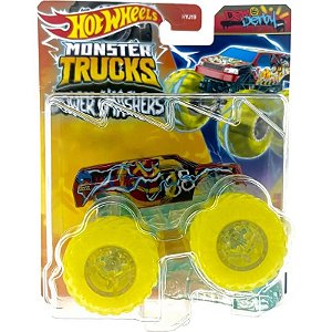 Caminhão Monster HotWheels Power Smashers Demo Derby Mattel - HYJ24