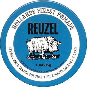 Pomada Reuzel Blue Strong Hold Forte Solúvel em Água - 35g