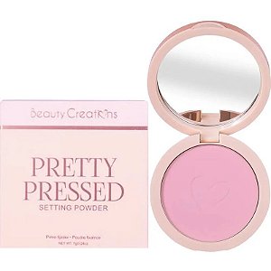 Pincel Bush Beauty Creations Pretty Pressed Setting Pink About It - 7g