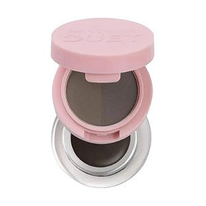 Sombra para Sobrancelhas + Pomada Beauty Creations Duo | Marrom Escuro - 5g