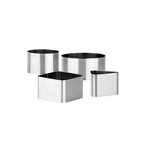 Moldes de Emplatar Tescoma "Grandchef" 4 Peças