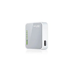 Roteador wireless portátil TP-Link TL-MR3020 - 3G/4G - 10/100MBPS - Cinza e branco