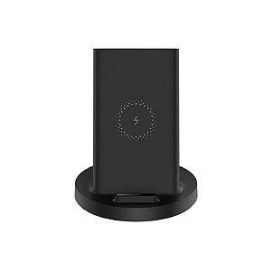 Carregador wireless Xiaomi Mi com suporte de 20W para carregamento - Preto 26552 GDS4145GL WPC02ZM