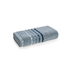 Toalha de Banho Karsten Lumina 70x140 cm Azul Sereno