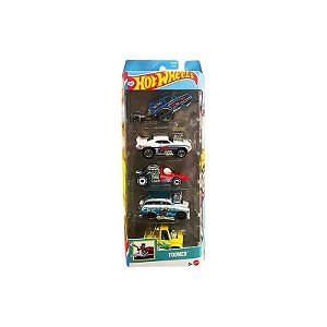 Pacote de Veículos Hot Wheels 5 Peças Sortidos
