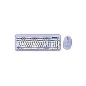 Teclado + Mouse FTX FTXGK02 Sem Fio - Roxo (Português)